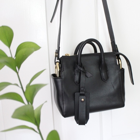 J. Crew Handbags - Black and Gold JCrew Small Cross Body Bag
